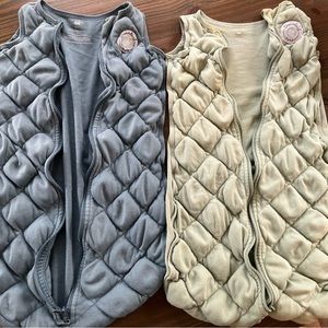 Dreamland Baby Weighted Sleep sac Bundle, size M (6-12 lbs/ 15-24lbs) 2 total